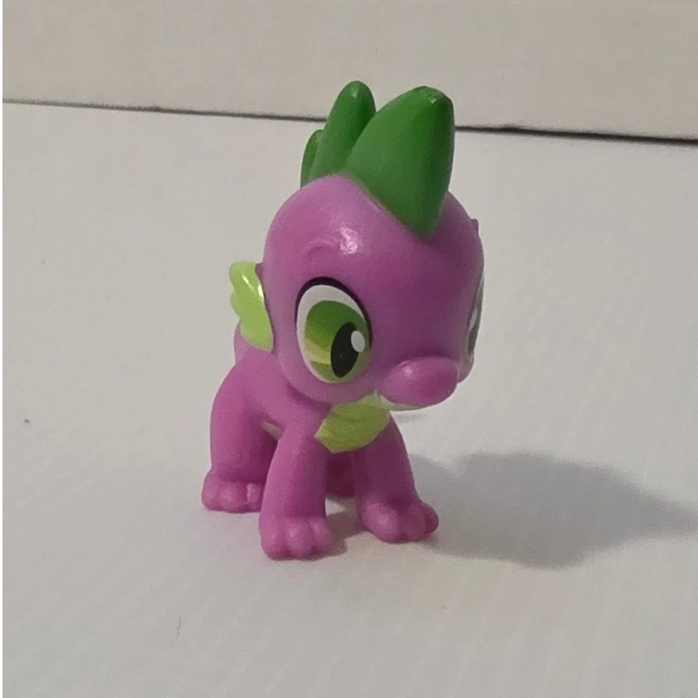Hasbro My Little Pony Spike Dragon Mini Figure Purple Green Fair Condition